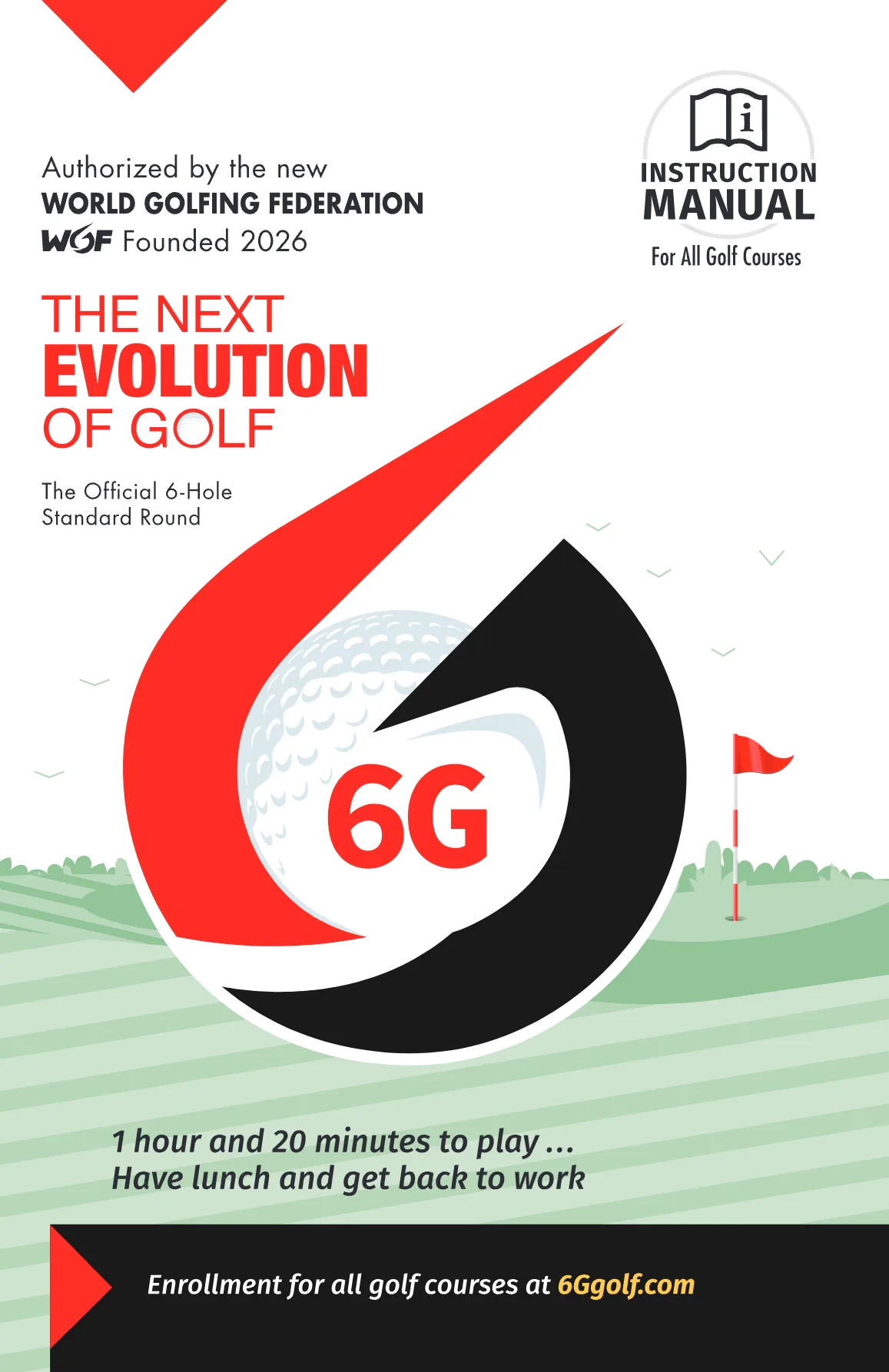 6G Instruction Manual, The Next Evolution of Golf, front cover